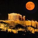 Athens by moonlight