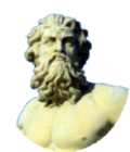Zeus, king of the ancient Greek Gods.